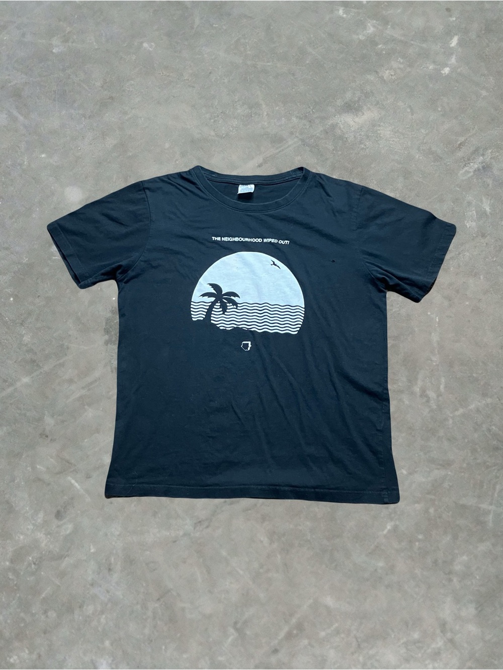 ☀️ The Neighbourhood Wiped Out Graphic Band Tee Mens M Black